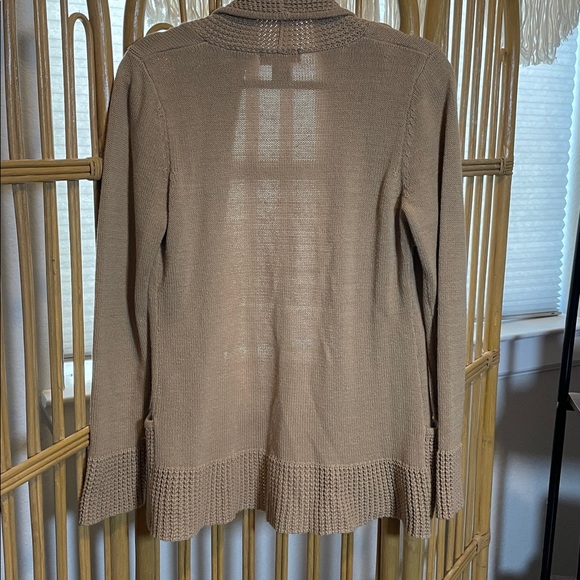 Verve Ami Women's Tan Cardigan Sweater - Picture 4 of 4